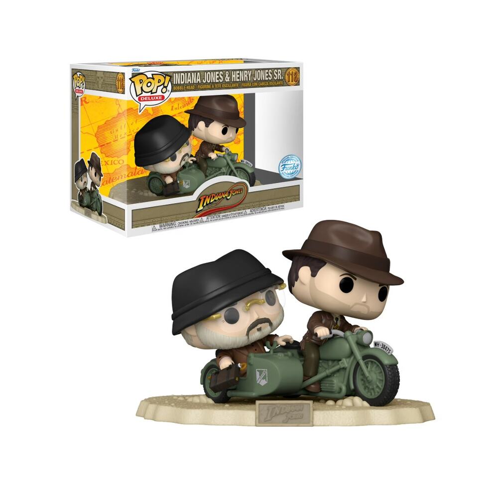 Indiana Jones Funko Pop Ride Indy & Henry Jones Sr Figure NIB